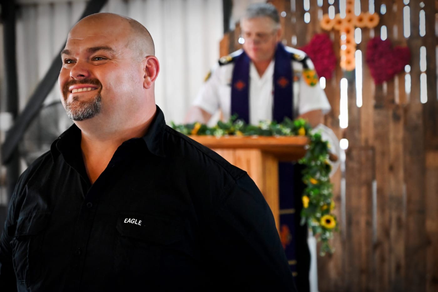 Wedding ceremony by Dr. Gerrit Rademeyer in Draaifontein