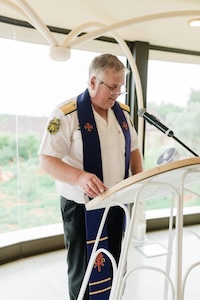Wedding ceremony by Dr. Gerrit Rademeyer in Draaifontein