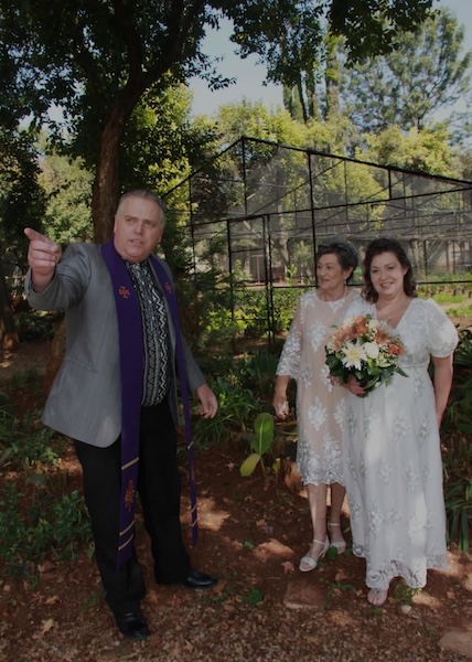 Wedding ceremony by Dr. Gerrit Rademeyer in Draaifontein