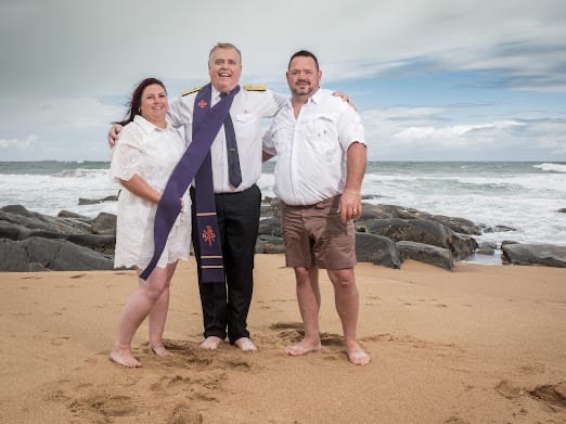 Wedding ceremony by Dr. Gerrit Rademeyer in Draaifontein